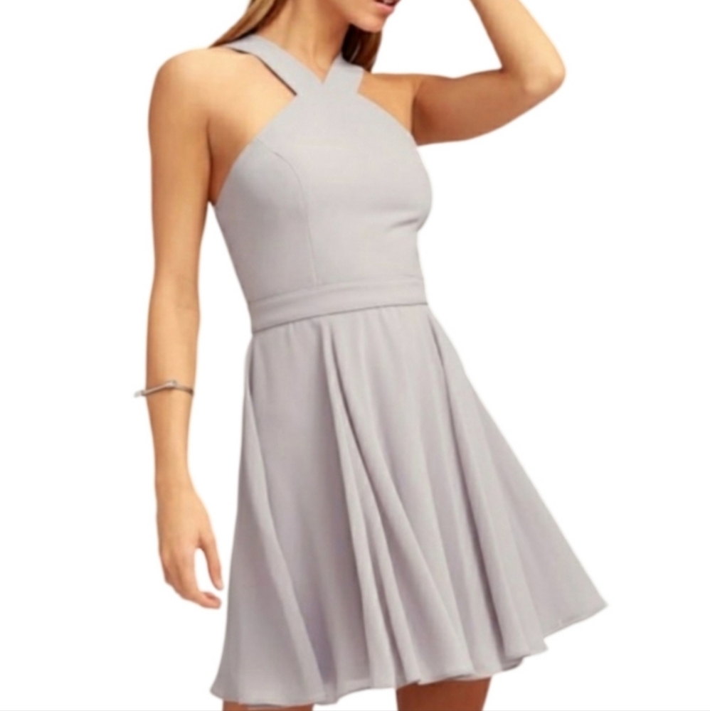 NWT Lulu's Hi Neck Fit and Flare Dress Medium